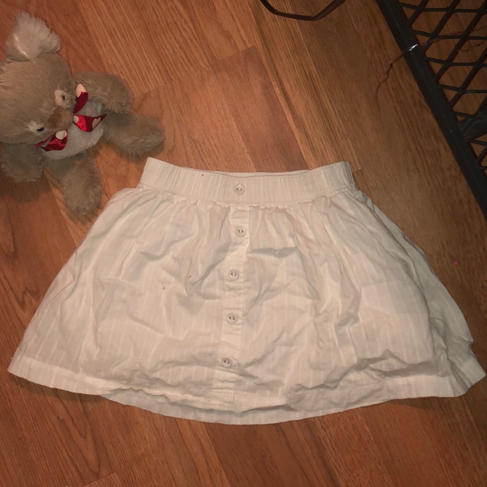 White skirt